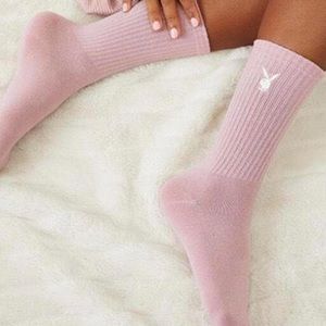 Playboy Bunny Mauve socks